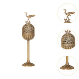 Maxbell Alloy Statue Gift Elegant Tea Table Miniature for Bedroom Tea Room Room small crane