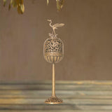 Maxbell Alloy Statue Gift Elegant Tea Table Miniature for Bedroom Tea Room Room small crane