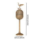 Maxbell Alloy Statue Gift Elegant Tea Table Miniature for Bedroom Tea Room Room small crane