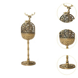 Maxbell Alloy Statue Gift Elegant Tea Table Miniature for Bedroom Tea Room Room deer