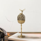 Maxbell Alloy Statue Gift Elegant Tea Table Miniature for Bedroom Tea Room Room deer
