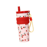 Maxbell Insulated Stainless Steel Water Bottle Cute Leakproof Cartoon 680ml for Gift Red