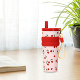 Maxbell Insulated Stainless Steel Water Bottle Cute Leakproof Cartoon 680ml for Gift Red