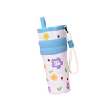 Maxbell Insulated Stainless Steel Water Bottle Cute Leakproof Cartoon 680ml for Gift Blue