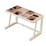 Maxbell Desktop Printer Stand Small Space Sturdy Stable Multipurpose Table Organizer 56cmx32cmx38cm Style A