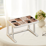 Maxbell Desktop Printer Stand Small Space Sturdy Stable Multipurpose Table Organizer 56cmx32cmx38cm Style A