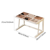 Maxbell Desktop Printer Stand Small Space Sturdy Stable Multipurpose Table Organizer 48cmx28cmx27cm Style A