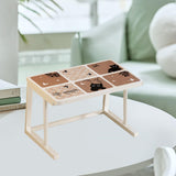 Maxbell Desktop Printer Stand Small Space Sturdy Stable Multipurpose Table Organizer 48cmx28cmx27cm Style A