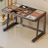 Maxbell Desktop Printer Stand Small Space Sturdy Stable Multipurpose Table Organizer 56cmx32cmx38cm Style B