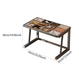 Maxbell Desktop Printer Stand Small Space Sturdy Stable Multipurpose Table Organizer 56cmx32cmx38cm Style B