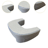 Maxbell Reading Pillow Portable with Side Pockets Memory Foam for Sofa Couch Bedroom