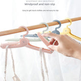 Maxbell Travel Hanger Versatile Clothes Drying Folding Rack for School Hotel Camping Blue Gray