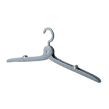 Maxbell Travel Hanger Versatile Clothes Drying Folding Rack for School Hotel Camping Blue Gray