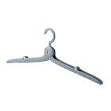 Maxbell Travel Hanger Versatile Clothes Drying Folding Rack for School Hotel Camping Blue Gray