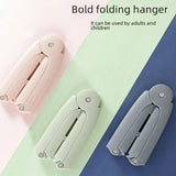 Maxbell Travel Hanger Versatile Clothes Drying Folding Rack for School Hotel Camping Green