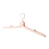 Maxbell Travel Hanger Versatile Clothes Drying Folding Rack for School Hotel Camping Pink