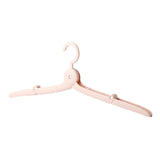 Maxbell Travel Hanger Versatile Clothes Drying Folding Rack for School Hotel Camping Pink