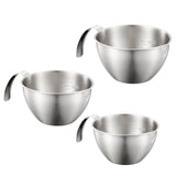 Maxbell Espresso Pouring Cup Mixing Bowl with Spout and Handle for Bakery Restaurant L
