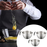 Maxbell Espresso Pouring Cup Mixing Bowl with Spout and Handle for Bakery Restaurant L