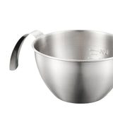 Maxbell Espresso Pouring Cup Mixing Bowl with Spout and Handle for Bakery Restaurant L