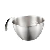 Maxbell Espresso Pouring Cup Mixing Bowl with Spout and Handle for Bakery Restaurant M