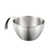 Maxbell Espresso Pouring Cup Mixing Bowl with Spout and Handle for Bakery Restaurant S