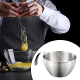 Maxbell Espresso Pouring Cup Mixing Bowl with Spout and Handle for Bakery Restaurant S