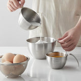 Maxbell Espresso Pouring Cup Mixing Bowl with Spout and Handle for Bakery Restaurant S