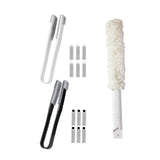 Maxbell Window Blind Cleaner Duster Brush Handheld Dust Remover for Keyboards Office white