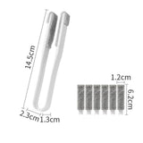 Maxbell Window Blind Cleaner Duster Brush Handheld Dust Remover for Keyboards Office white