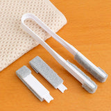 Maxbell Window Blind Cleaner Duster Brush Handheld Dust Remover for Keyboards Office white