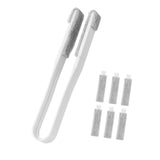 Maxbell Window Blind Cleaner Duster Brush Handheld Dust Remover for Keyboards Office white