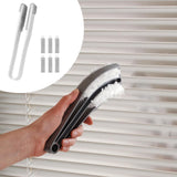 Maxbell Window Blind Cleaner Duster Brush Handheld Dust Remover for Keyboards Office white
