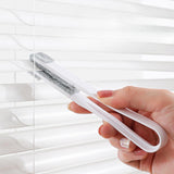 Maxbell Window Blind Cleaner Duster Brush Handheld Dust Remover for Keyboards Office white