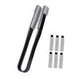 Maxbell Window Blind Cleaner Duster Brush Handheld Dust Remover for Keyboards Office black