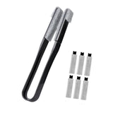 Maxbell Window Blind Cleaner Duster Brush Handheld Dust Remover for Keyboards Office black