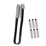 Maxbell Window Blind Cleaner Duster Brush Handheld Dust Remover for Keyboards Office black