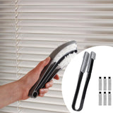 Maxbell Window Blind Cleaner Duster Brush Handheld Dust Remover for Keyboards Office black