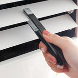 Maxbell Window Blind Cleaner Duster Brush Handheld Dust Remover for Keyboards Office black