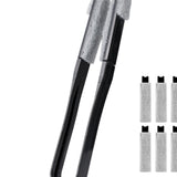 Maxbell Window Blind Cleaner Duster Brush Handheld Dust Remover for Keyboards Office black
