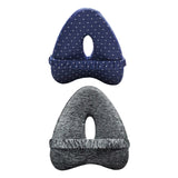 Maxbell Knee Pillow for Side Sleepers Soft Leg Pillow for Side Sleeping for Home Use blue