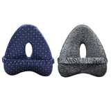 Maxbell Knee Pillow for Side Sleepers Soft Leg Pillow for Side Sleeping for Home Use blue