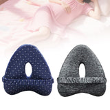Maxbell Knee Pillow for Side Sleepers Soft Leg Pillow for Side Sleeping for Home Use blue