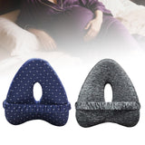 Maxbell Knee Pillow for Side Sleepers Soft Leg Pillow for Side Sleeping for Home Use blue