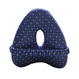Maxbell Knee Pillow for Side Sleepers Soft Leg Pillow for Side Sleeping for Home Use blue