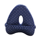Maxbell Knee Pillow for Side Sleepers Soft Leg Pillow for Side Sleeping for Home Use blue