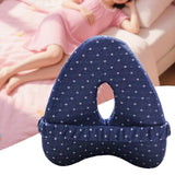 Maxbell Knee Pillow for Side Sleepers Soft Leg Pillow for Side Sleeping for Home Use blue