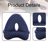 Maxbell Knee Pillow for Side Sleepers Soft Leg Pillow for Side Sleeping for Home Use blue