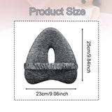 Maxbell Knee Pillow for Side Sleepers Soft Leg Pillow for Side Sleeping for Home Use gray