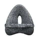 Maxbell Knee Pillow for Side Sleepers Soft Leg Pillow for Side Sleeping for Home Use gray
